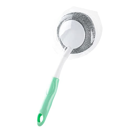 PartyKindom Steel Ball Dish Scrubber Brush with Ergonomic Handle for Easy Cleaning of Pots Pans and Dishes Non-Slip Gripping Design Green Color for Kitchen Use - color: Green