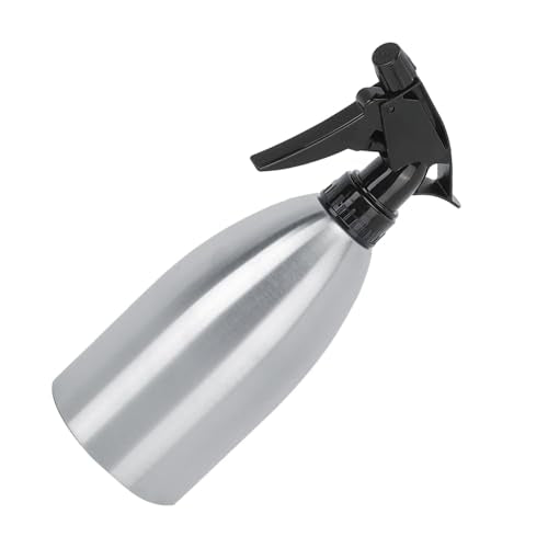 500mL Stainless Steel Watering Spraying Bottle, Adjustable Nozzle Can, Ergonomic Handle for Gardening Kitchen Outdoor Cooking Dishwashing, with ABS Nozzle