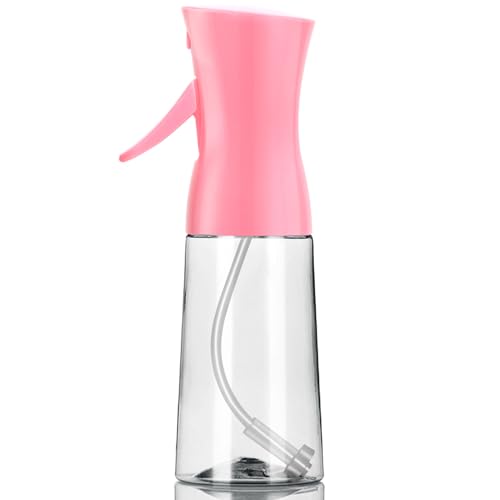 Spray Bottle,Fine Mist Spray for Hair,Ultra-Fine Continuous Spray Bottle for Skincare,Plant Care,Pet Grooming,Cleaning, Refillable Spray Container,Christmas Gift (1Pcs Light Pink 6.8oz) - color: Light Pink