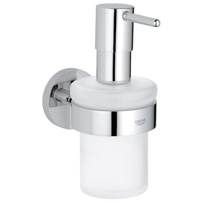 Grohe 40448001 Essentials Soap Dispenser With Holder, StarLight Chrome - color: Chrome