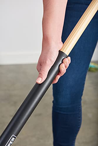 Harper 20201044 24 in. Indoor/Outdoor Dry All-Purpose Push Broom with Dual Bristles, for Dust, Gravel, Debris - style: All-Purpose Multi-Surface Push Broom