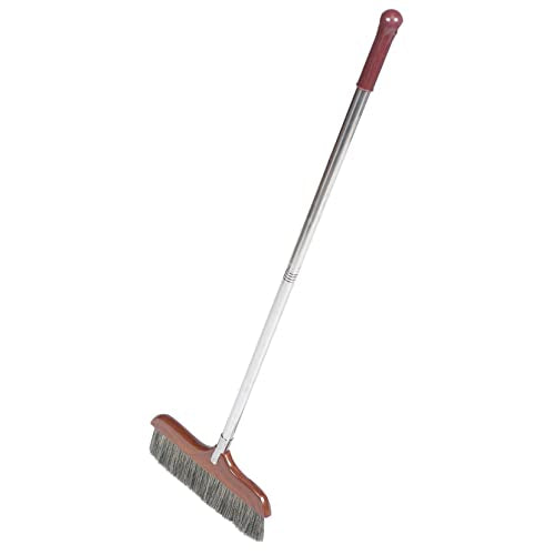 Long Handle Soft Bristle Broom Detachable Dust Broom for Efficient Home Office Floor Cleaning Lightweight Portable Kitchen Sweeper for Indoor Outdoor Use