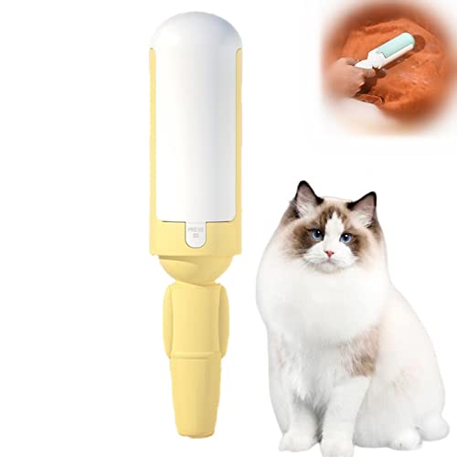 2023 New Pet Hair Remover Roller, Pet Hair Remover, Reusable Pet Hair Remover, Washable Dog/Cat Hair Remover, Fur Remover, Pet Hair Remover for Couch, Best Pet Hair Remover for Furniture (B1-Yellow) - color: B1-yellow