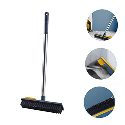 SOLUSTRE Squeegee Brush Broom Carpet Tiles Brooms Tile Brush Carpet Rake Pet Hair Grout Push Broom Floor Dog Hair Abs Household Cleaning Ball