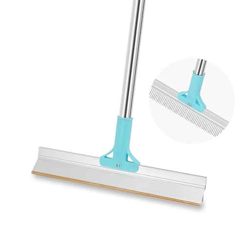 Carpet Rake for Pet Hair Removal，SANLIKE Reusable Pet Hair Remover with Adjustable Long Handle,Carpet Scraper Rake Dog Cat Hair Remover Tool for Rugs, Mats,Couch, Furniture