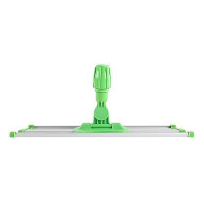 Restaurantware Aluminum Mop Frame - 16 Inch - Lightweight Swivel Cleaning Tool - Industrial Slim Design - Green