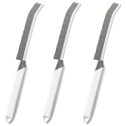 Crevice Cleaning Brush Bathroom Tile Groove Gap Cleaning Brush Premium Crevice Cleaning Tool Aluminum Support with 15° Angled Head-Grout Thin Brush,Kitchen & Bathroom Tool (3PCS) - color: 5pcs
