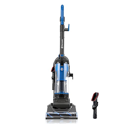 Vacmaster UC0501 Bagless Upright Vacuum Cleaner with Large Dust Cup Capacity, Efficient Cyclone Filtration System & 17ft Cord for Carpet, Hard Floor and Pet Hair - color: Blue