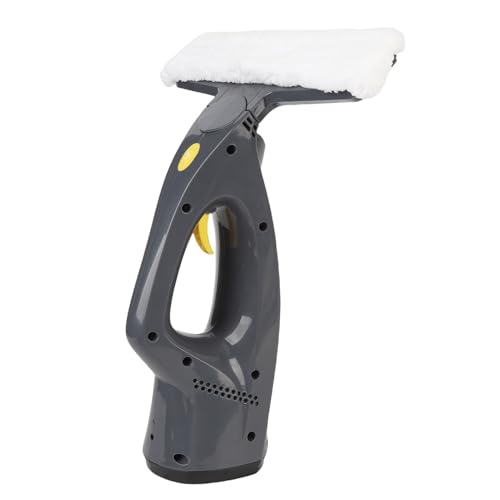 Cordless Window Vacuum, 2000mAh Rechargeable Handheld Window Vacuum Squeegee Set, Cleaner with 1 Button Operation for Windows Tiles Mirrors Shower Doors Countertops