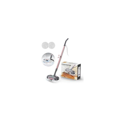 Scrubbing Steam Mop with Rotating Pads,All-in-One Spin Steam Cleaner for Floor Cleaning,Large Tank,23FT Cord, LED Headlights,Reusable Pads & Self-Standing,Safe for Hard Floor/Laminate/Marble