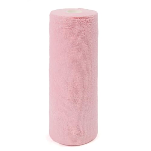 Eforcase Cleaning Towels Disposable Dish Cloths Microfiber Reusable Handy Cleaning Wipes Multi-Purpose Towel Roll Reusable Cleaning Cloths House Kitchen Cleaning Cloth Wiping Dishcloths,20 Count - color: Pink
