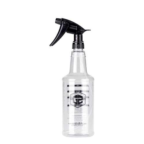 Freebily Spray Bottles 750ml Mist Spraying Empty Water Sprayer Bottle Plastic Refillable Containers for Cleaning Solutions Black One Size - color: Black