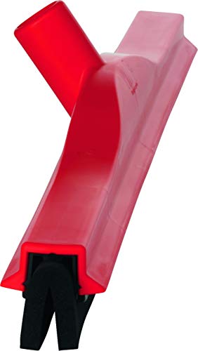 Vikan 77544 Squeegee,Fixed Head,Floor,24",PP/RB,Red - color: Red, size: 7754