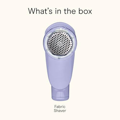 Conair Fabric Shaver and Lint Remover, Battery Operated Portable Fabric Shaver, Lavender - color: Lavender