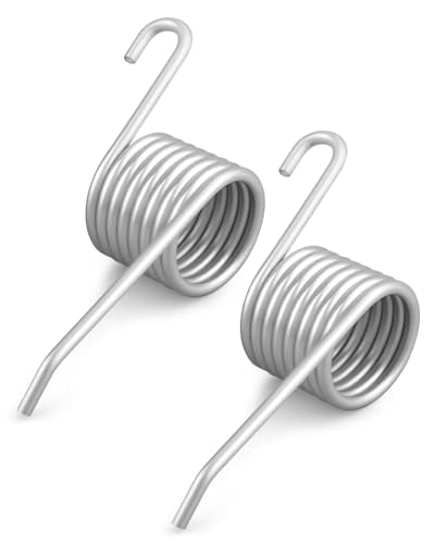 5 Loops FG6127L4 Mop Bucket Wringer Spring Fit for Rubbermaid FG612788 Series Mop Bucket, Commercial Side-Press Wringer Repair Parts, 2Pcs Heavy-Duty Torsion Spring Kit