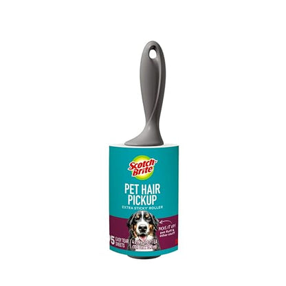 Scotch-Brite Pet Extra Sticky Hair Lint Roller, 95 Sheets - size: 1 Roller, 95 Sheets