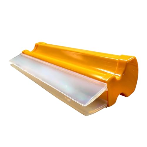 Craedli Car Drying Squeegee, 7.67 Inch Flexible Silicone Water Blade, Scratch-Free Double Row Auto T-Bar Water Scraper Wiper Tool for Washing Windshield, Glass, Window and Shower Doors (1PC) - size: 1PC
