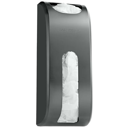 Manterio Wall Mount Plastic Bag Organizer | Durable Plastic Grocery Bag Saver | Smudge Proof, Fingerprint Resistant - color: Grey