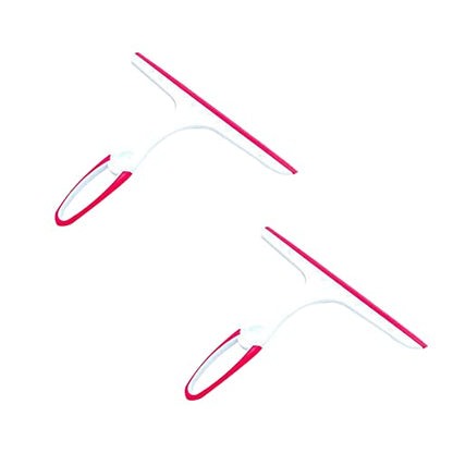 Magik 1-2 Pcs Super Flexible Silicone Squeegee Car Windshield Window Home Cleaning (2 Pack, Pink) - color: Pink, size: 2 Pack