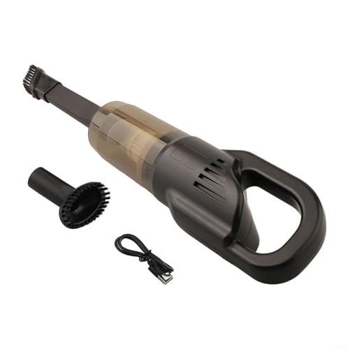 Handheld Vacuum Cleaner Cordless with Strong Suction, Rechargeable Portable Car Vacuum for Pet Hair, Home, Office and Car Interior Cleaning, Dual Filtration System, Black