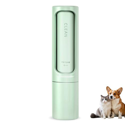 Pet Hair Remover Tool - Reusable Lint Roller Lint Brush for Cat & Dog Hair on Furniture, Clothes, Couches, Car Seats, and Fabric - No Refills, Eco-Friendly and Portable (Green) - color: Green