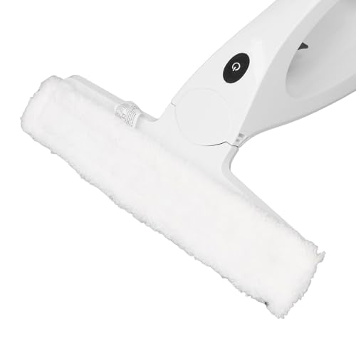 Battery Window Vacuum Cleaner, Electric with Spray Bottle and Microfiber Wiper, 2000 mAh, for Glass, Tiles, Mirrors