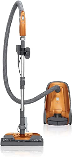 Kenmore 81214 200 Series Pet Friendly Lightweight Bagged Canister Vacuum with HEPA, 2 Motor System, and 3 Cleaning Tools-Orange - color: Orange