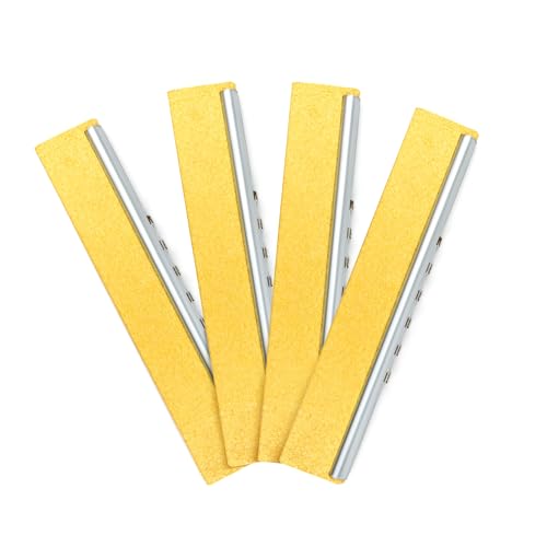 Cellulose Sponge Pop Up Sponge 4 Swop Roller Sponge mop Suitable for Wood, Ceramic Tiles and Other Flat Floors ( 4 Heads Only) (Light Yellow) - color: Light Yellow