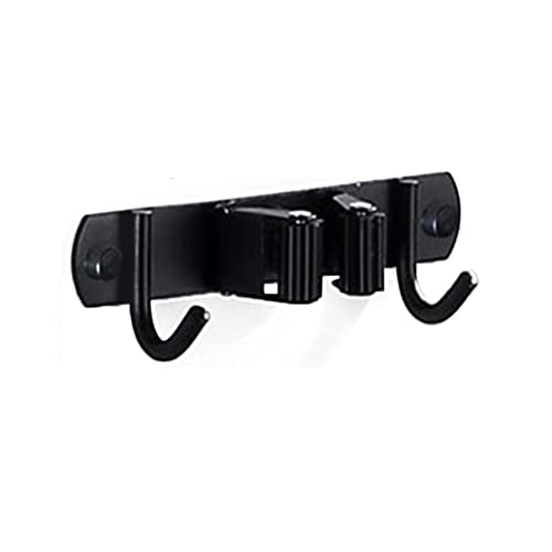 Mop and Broom Holder Wall Mount Garage Organizer Storage Tool Racks Stainless Steel Heavy Duty Hooks Self Adhesive Solid Non-slip Wall Hangers for Home Kitchen Garden (1 Racks and 2 Hooks) - color: 1 Racks and 2 Hooks