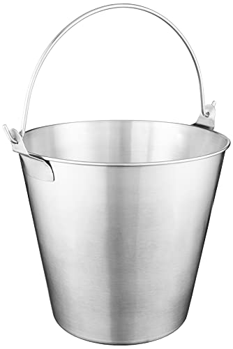 Winco Utility Pail, 13qt, S/S