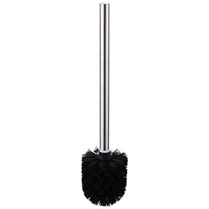 Angle Simple Toilet Brushes, Toilet Bowl Scrubber Brush Head 3 PCS with Cleaner Wand for Bathroom Restroom