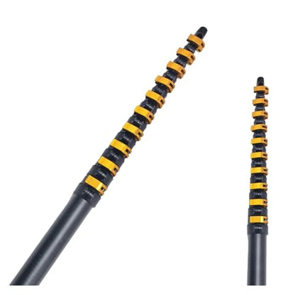 50Feet Pure Carbon Fiber Telescopic Water Fed Pole For Window Cleaning (15 Meter)(ACME-pure Carbon) - color: ACME-pure Carbon
