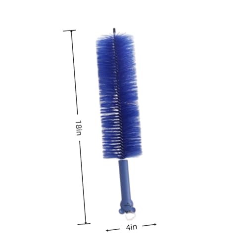 2026 Upgraded Fan Cleaner Brush – Bendable Dusting Tool for Blinds & Electronics, Reusable Microfiber Dust Collector, No-Disassembly Deep Cleaning for AC, Vents (Blue) - color: Blue
