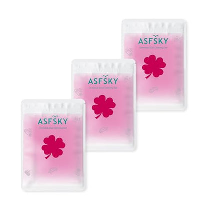 ASFSKY Reusable Car Cleaning Gel with Strong Adhesion - Ideal for Car Interiors (Air Vents, Dashboards, Seat Gaps), Electronics (Keyboards, Laptops, Game Consoles), Home Appliances (3, Rose Red) - color: Rose red 3 pack