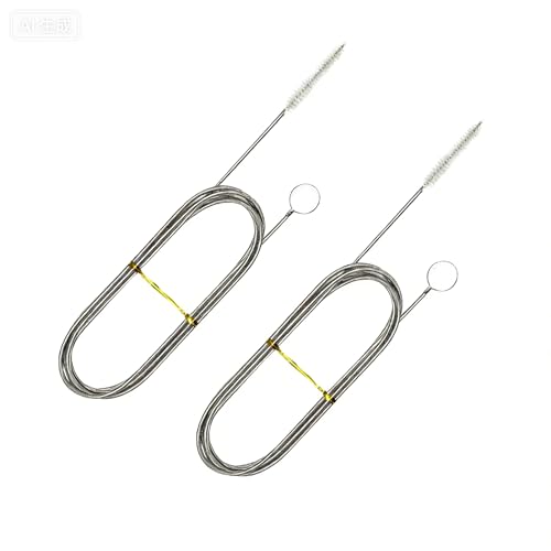 2 Pack 55 Inches Brush Cleaner for Cleaning Straw,Long Flexible Tube Cleaning Brush,Stainless Steel and Nylon Bristles, Suitable for Home Kitchen, Fish Tank,Water Pump Accessories, and More