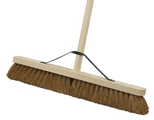 Sealey BM24S Soft Bristle Broom, 600mm - size: 600mm