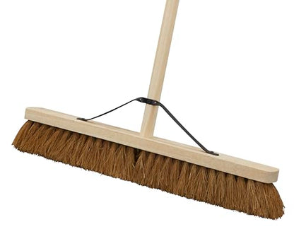 Sealey BM24S Soft Bristle Broom, 600mm - size: 600mm
