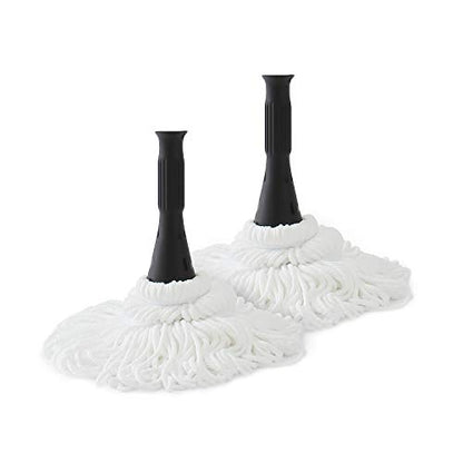 Eyliden Mop Model No.: FZ-02-2020/FZ-02-2019 Replacement Head, 2pcs Microfiber Mop Pads for Eyliden Twist Mops, Floor Cleaning Mops Head(Not Include Handle), Suitable for Any Surfaces (2pack Heads)