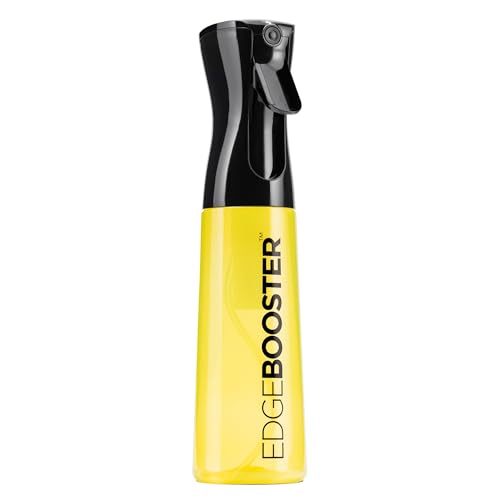 Style Factor Edge Booster Mist Spray Bottle for Hair (10.1oz/300ml) - Continuous Ultra Fine Mist Sprayer – For Hairstyling, Salons, Cleaning, Plants, Essential Oil & More - Yellow Quartz - color: Yellow Quartz