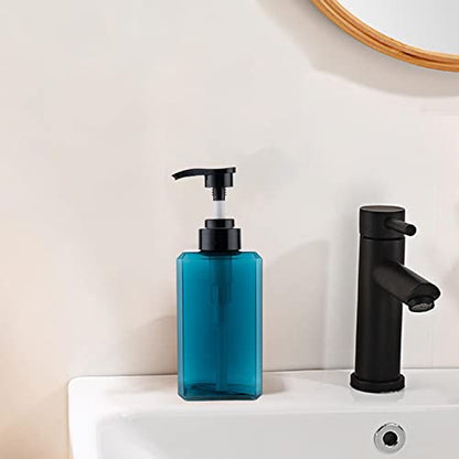 Laundry Dispenser Container Bottle Liquid Laundry Soap Bottle, 450ml Blue - color: 450ml Blue