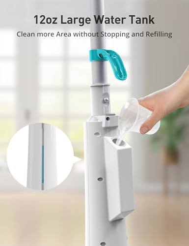 Professional Steam Mop Cleaner,1300W Floor Steamer with Detergent Chamber,25S Heat Up, Lightweight Steamer for Cleaning,1800w Yard Power Brush with 14.5 Gal Removable Leaf Collection Bag