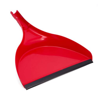 Da Vinci Angle Broom with Dustpan Combo Set – 16" Curved Head, 52" Adjustable Telescopic Handle, Soft PVC Bristles, Indoor Outdoor Broom and Dustpan Set for Kitchen, Pet Hair, Dust & Debris
