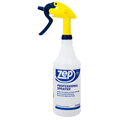 Zep Professional Sprayer Bottle 32 ounces (Pack of 1) Up to 30 Foot Spray, Adjustable Nozzle