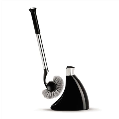 simplehuman Toilet Brush with Caddy Stainless Steel, Black - color: Black, size: Toilet Brush Only, style: Toilet Brush