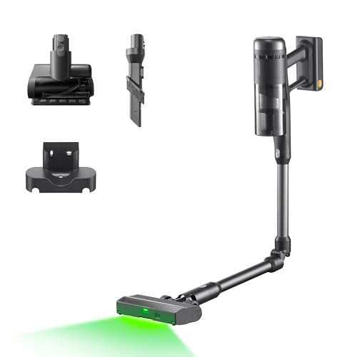 roborock H60 Ultra Cordless Stick Vacuum Cleaners, Upgraded 210AW Suction Stick Vacuum with 90-Min Runtime, 90° Bendable Tube, LED Dust Detection, Vacuum Cleaner for Carpets, Hard Floors & Pet Hair - size: H60 Ultra