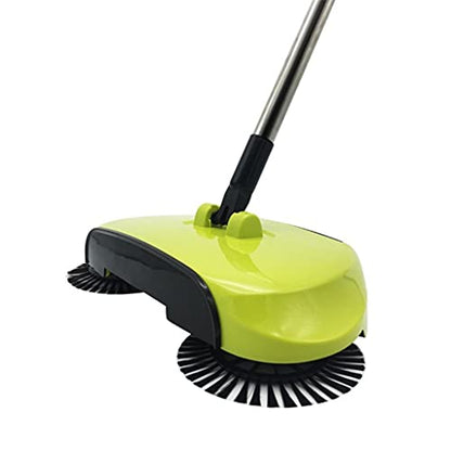 Hand Push Sweeper, Manual Sweeper, Carpet Sweeper, Multifunction Manual Hand-Push Sweeping Machine, 360 Degree Rotating Floor Mop for Office Home Living Room