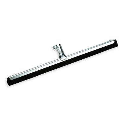 SPARTA Flo-Pac Double Foam Floor Rubber Squeegee Window Squeegee with Heavy Duty Steel Frame for Floor, Bathroom, Kitchen, Concrete, Tile, Garage, Commercial Use, 22 Inches, Black - size: 22 Inches