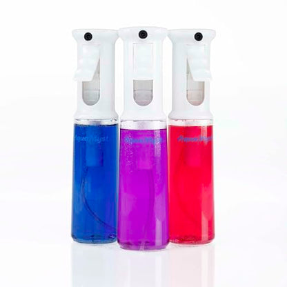Creative Mark AquaMyst 300 ml Continuous Mist Spray Bottle - 2-Pack - Ergonomic Plant Mister - Water Mister Spray Bottle w/Pre-Compression Technology, Drip-Free 0.3 mm Nozzle, Clear 10.14 oz Bottles