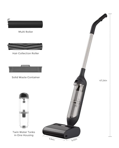 HIZERO F300 Hard Floor Cleaner & 1L Cleaning Solution