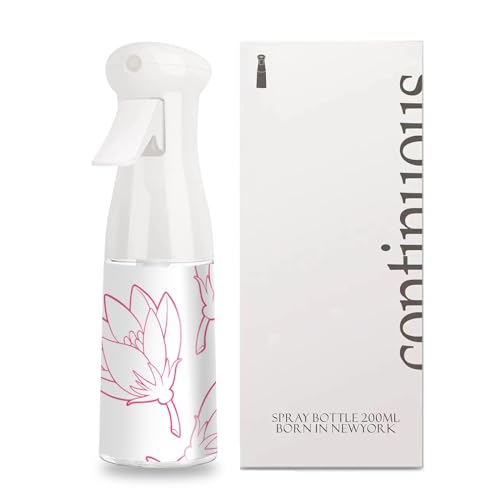 Hair Spray Bottle,Continuous Water Mister Empty Spray for Hairstyling, Cleaning, Plants, Misting and Skin Care - color: pink